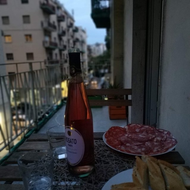 Vista dal balcone di Efesto B&B a Catania